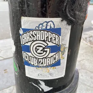 Grasshopper Club Zürich street sticker #161 -- Switzerland football