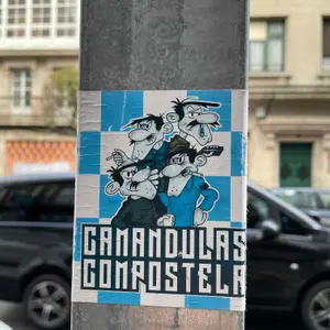 SD Compostela football sticker #2261 found in this city