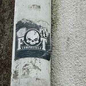 SD Compostela street sticker #2109 -- Spain football