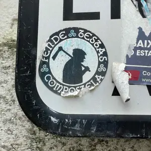 SD Compostela street sticker #2112 -- Spain football