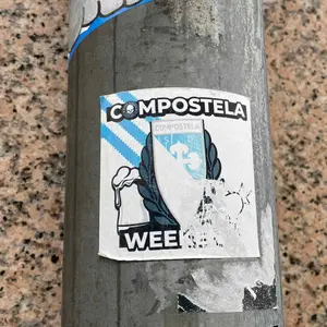 SD Compostela street sticker #2263 -- Spain football