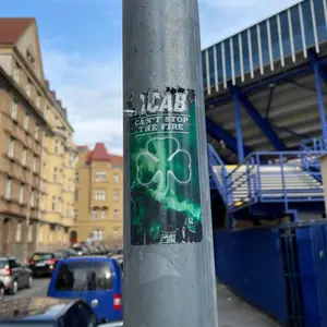 Bohemians Praha 1905 street sticker #2179 -- Czech Republic football