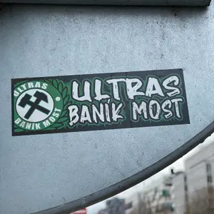FK Banik Most street sticker #2190 -- Czech Republic football