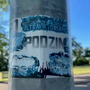 FK Viktoria Žižkov street sticker #2314 -- Czech Republic football