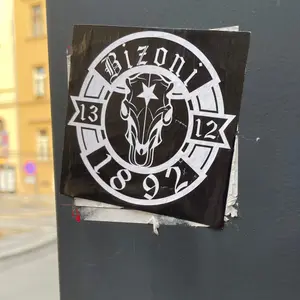 SK Slavia Prague street sticker #2215 -- Czech Republic football