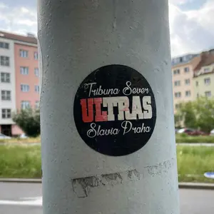SK Slavia Prague street sticker #2217 -- Czech Republic football