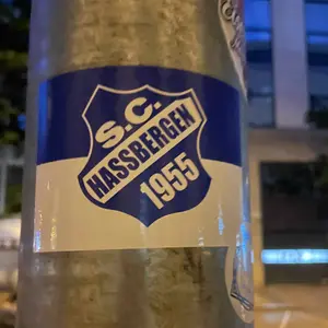 S.C. Hassbergen 1955 football sticker #2357 found in this city