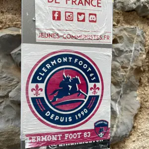 Clermont Foot 63 football sticker #2481 found in this city