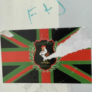 Glentoran FC football sticker #2643 found in this city