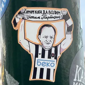 FK Partizan street sticker #4570 -- Serbia football