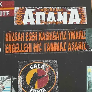 Galatasaray football sticker #3324 found in this city