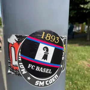 FC Basel 1893 football sticker #2565 found in this city