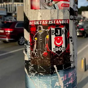 Besiktas JK football sticker #3416 found in this city