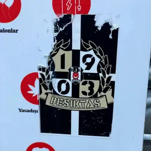 Besiktas JK football sticker #3421 found in this city