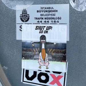 Besiktas JK football sticker #3454 found in this city