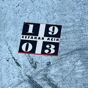Besiktas JK football sticker #3458 found in this city
