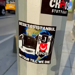 Besiktas JK football sticker #3464 found in this city