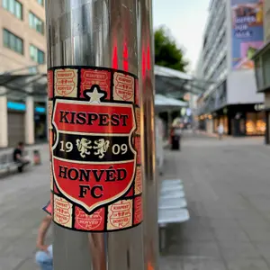 Budapest Honvéd FC street sticker #2385 -- Hungary football