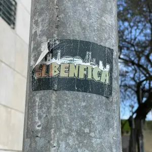 SL Benfica football sticker #3877 found in this city