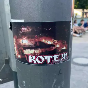 FK Crvena zvezda football sticker #2370 found in this city