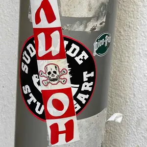 FK Crvena zvezda street sticker #2501 -- Serbia football