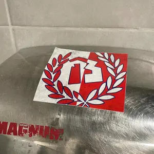 FK Crvena zvezda street sticker #2507 -- Serbia football