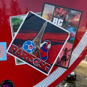 Paris Saint-Germain football sticker #2707 found in this city