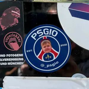 Paris Saint-Germain football sticker #2868 found in this city