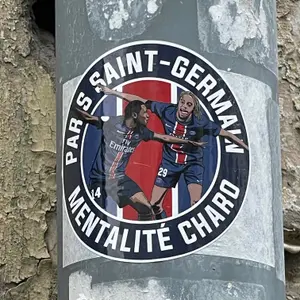 Paris Saint-Germain football sticker #4108 found in this city