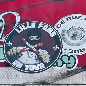 Lille OSC football sticker #4096 found in this city