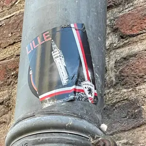 Lille OSC football sticker #4100 found in this city