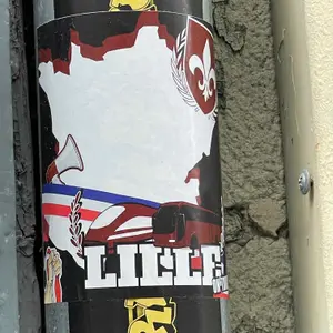 Lille OSC football sticker #4105 found in this city