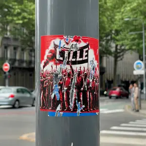 Lille OSC football sticker #4113 found in this city