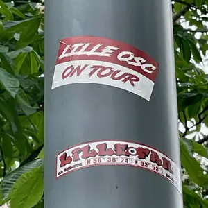 Lille OSC football sticker #4115 found in this city