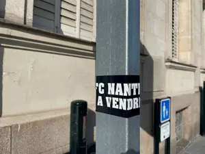 Nantes football sticker #3179 found in this city