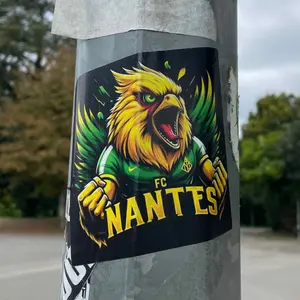 Nantes football sticker #3186 found in this city