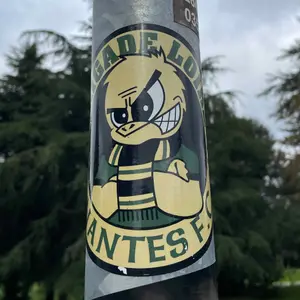 Nantes football sticker #3192 found in this city