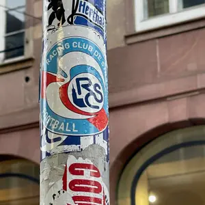 Strasbourg football sticker #3524 found in this city