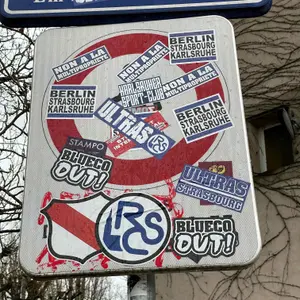 Strasbourg football sticker #3533 found in this city