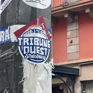Strasbourg football sticker #3540 found in this city