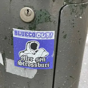 Strasbourg football sticker #3577 found in this city