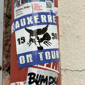 AJ Auxerre football sticker #3578 found in this city