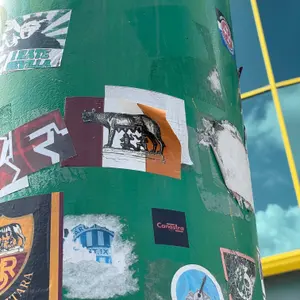 AS Roma football sticker #3809 found in this city