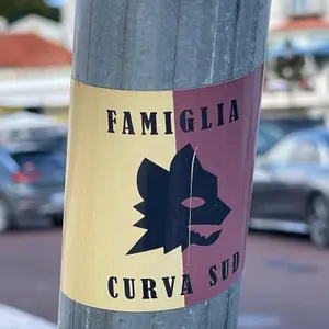 AS Roma football sticker #4612 found in this city
