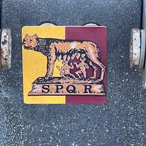 AS Roma football sticker #4675 found in this city