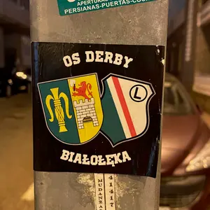 Legia Warsaw football sticker #3203 found in this city