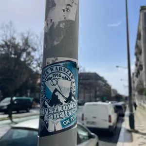 Legia Warsaw football sticker #3751 found in this city