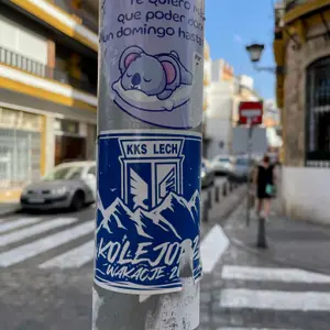 Lech Poznań football sticker #3123 found in this city