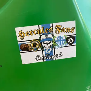 Hercules football sticker #3755 found in this city