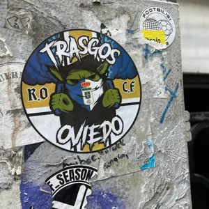 Real Oviedo football sticker #3353 found in this city